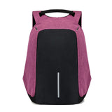 Backpack USB Charging <br> Oxford Backpack red - strapsandbrass.com