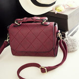 <bold>Tote / Crossbody Bag  <br>Vegan-Leather Handbag Red - strapsandbrass.com