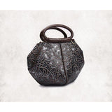 <bold>Shell / Crossbody Bag <br>Genuine-Leather Handbag  - strapsandbrass.com