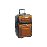 famous Amsterdam 21 in. expandable carry-on softside carry-on luggage Orange - strapsandbrass.com
