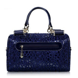 <bold>Top-Handle Bag <br>Genuine-Leather Handbag  - strapsandbrass.com