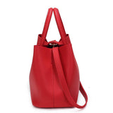 <bold>Tote / Bucket Bag <br>Vegan-Leather Handbag  - strapsandbrass.com