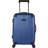 famous reaction out of bounds 20" spinner hard side carry-on Luggage Cobalt - strapsandbrass.com