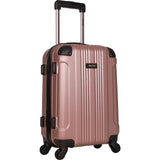 famous reaction out of bounds 20" spinner hard side carry-on Luggage Rose Gold - eBags Exclusive - strapsandbrass.com