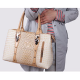 <bold>Satchel / Crossbody Bag <br>Vegan-Leather Handbag  - strapsandbrass.com