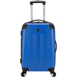famous luggage Chicago 20" hardside exp. hardside carry-on luggage RoyaBlue[out of stock] - strapsandbrass.com