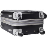 famous luggage modern 20" hardside expandable hardside carry-on luggage  - strapsandbrass.com