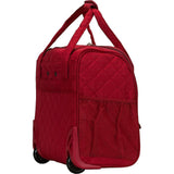 famous luggage wheeled underseat carry-on 7 colors softside carry-on luggage  - strapsandbrass.com