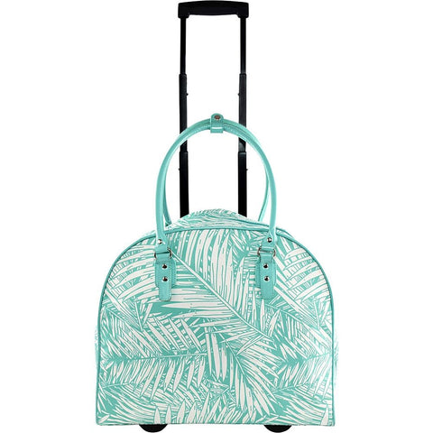 famous palm carry-on trolley 2 colors soft side carry-on Luggage Palm Turquoise - strapsandbrass.com