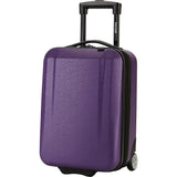 famous carry-on 17" hard side under seat 3 colors kids' luggage Luggage Purple - strapsandbrass.com