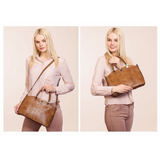 <bold>Satchel / Crossbody Bag  <br>Vegan-Leather Handbag  - strapsandbrass.com