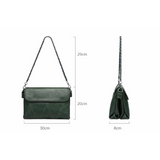 <bold>Crossbody / Shoulder Bag <br>Vegan-Leather Handbag  - strapsandbrass.com