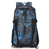 Backpack USB Charging & Water Resistant <br> Oxford Backpack blue - strapsandbrass.com