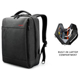 Backpack USB Charging & Anti-Theft <br> Oxford Backpack Black grey 15.6 inch - strapsandbrass.com