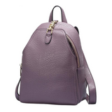 <bold>Fashion Backpack <br>Genuine-Leather Fashion Backpack violet - strapsandbrass.com