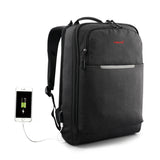 Backpack USB Charging & Anti-Theft <br>Oxford Backpack Black grey - strapsandbrass.com