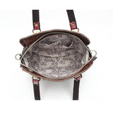 <bold>Messenger  / Tote Bag  <br>Genuine-Leather Handbag  - strapsandbrass.com