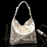 <bold>Hobo / Tote Bag <br>Genuine-Leather Handbag  - strapsandbrass.com