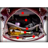 <bold>Top-Handle  / Tote Bag  <br>Vegan-Leather Handbag  - strapsandbrass.com