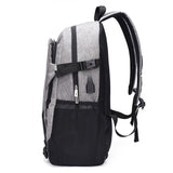Backpack USB Charging<br> Canvas Backpack  - strapsandbrass.com