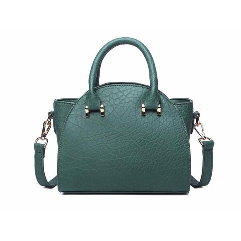 <bold>Top-Handle / Crossbody Bag  <br>Vegan-Leather Handbag  - strapsandbrass.com