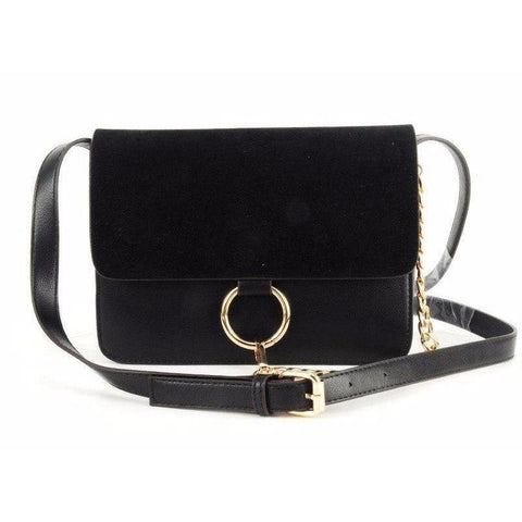 <bold>Crossbody / Shoulder Bag  <br>Vegan-Leather Handbag  - strapsandbrass.com