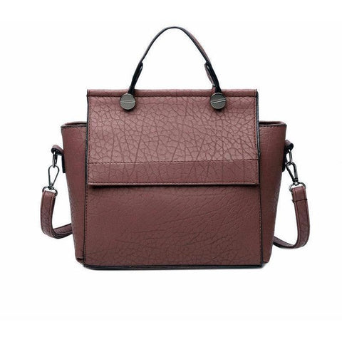<bold>Messenger / Crossbody Bag  <br>Vegan-Leather Handbag  - strapsandbrass.com