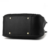 <bold>Top-Handle Bag / Satchel  <br>Vegan-Leather Handbag  - strapsandbrass.com