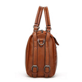 <bold>Top-Handle / Shoulder Bag  <br>Vegan-Leather Handbag  - strapsandbrass.com