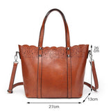 <bold>Tote / Shoulder Bag  <br>Vegan-Leather Handbag  - strapsandbrass.com