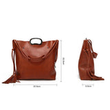 <bold>Messenger & Tote Bag Set  <br>Vegan-Leather Handbag  - strapsandbrass.com