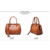 <bold>Top-Handle / Tote  Bag  <br>Vegan-Leather Handbag  - strapsandbrass.com