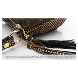 <bold>Crossbody / Shoulder Bag <br>Genuine-Leather Handbag  - strapsandbrass.com