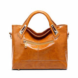 <bold>Tote / Shoulder Bag  <br>Vegan-Leather Handbag  - strapsandbrass.com