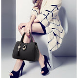 <bold>Top-Handle / Shoulder Bag <br>Vegan-Leather Handbag  - strapsandbrass.com