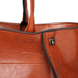 <bold>Tote  / Shoulder Bag  <br>Vegan-Leather Handbag  - strapsandbrass.com