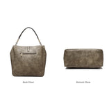 <bold>Tote Crossbody Bag & Purse Set <br>Vegan-Leather Handbag  - strapsandbrass.com