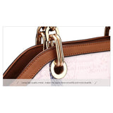 <bold>Tote Crossbody Bag & Purse Set <br>Canvas & Vegan-Leather Handbag  - strapsandbrass.com