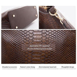 <bold>Satchel / Crossbody Bag  <br>Vegan-Leather Handbag  - strapsandbrass.com