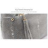 <bold>Satchel / Tote Bag <br>Genuine-Leather Handbag  - strapsandbrass.com