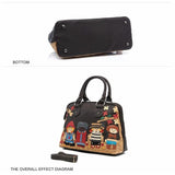 <bold>Top-Handle / Tote Bag  <br>Vegan-Leather top handle bags  - strapsandbrass.com