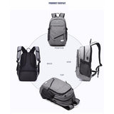 Backpack USB Charging & Water Resistant <br> Oxford Backpack  - strapsandbrass.com