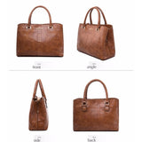 <bold>Top-Handle / Tote Bag <br>Vegan-Leather Handbag  - strapsandbrass.com
