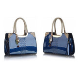 <bold>Top-Handle Bag / Satchel  <br>Genuine-Leather Handbag  - strapsandbrass.com