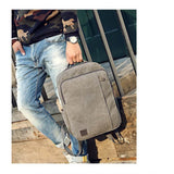 Backpack USB Charging & Anti-Theft <br> Canvas Backpack  - strapsandbrass.com