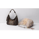 <bold>Hobo / Tote Bag <br>Genuine-Leather shoulder bags  - strapsandbrass.com