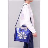 <bold>Top-Handle / Shoulder Bag  <br>Genuine-Leather Handbag  - strapsandbrass.com