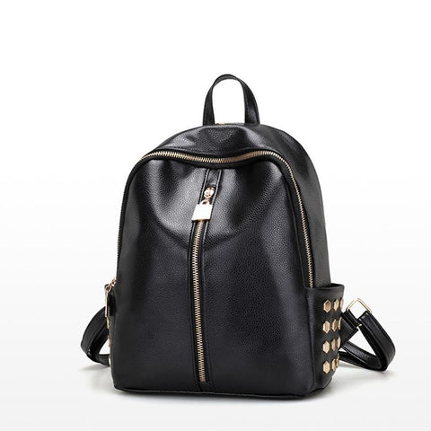 <bold>Fashion Backpack  <br>Vegan-Leather Fashion Backpack  - strapsandbrass.com