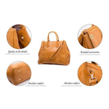 <bold>Tote /  Top-Handle Bag <br>Vegan-Leather Handbag  - strapsandbrass.com