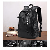 Backpack USB Charging <br> Vegan Leather Backpack  - strapsandbrass.com